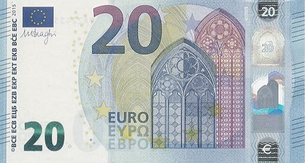 P28VA European Union - 20 Euro (2015-Lagarde)